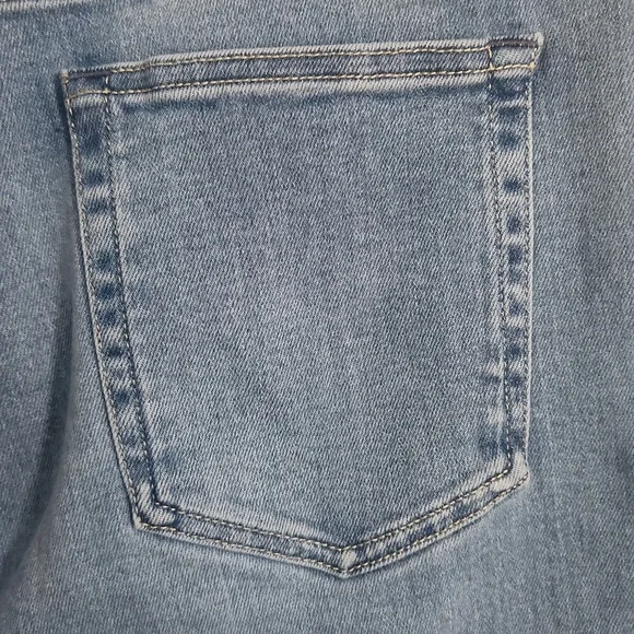 Quince Light Blue Flare & Wide Leg Jeans - Picture 9 of 12